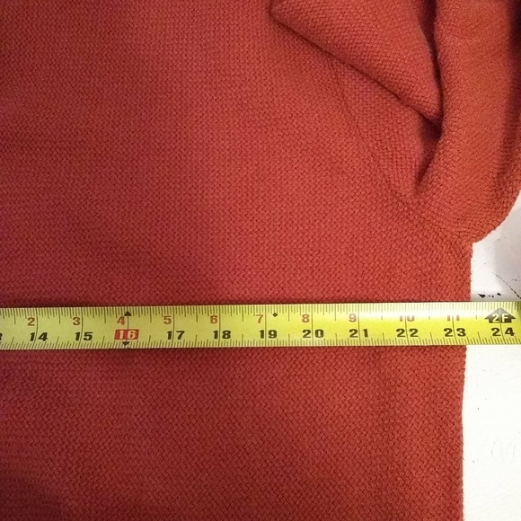 Jos A. Bank Men's Sweater Rust 1/4 Zip Cotton Pullover Sz 2XL/50 - Picture 4 of 6